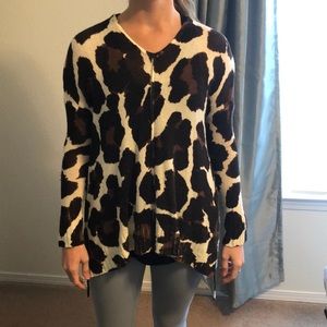 Show me Your Mumu Leopard Sweater
